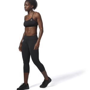 Reebok CrossFit Chase 3/4 -Games Tights Damen - Schwarz - DE 958-IME